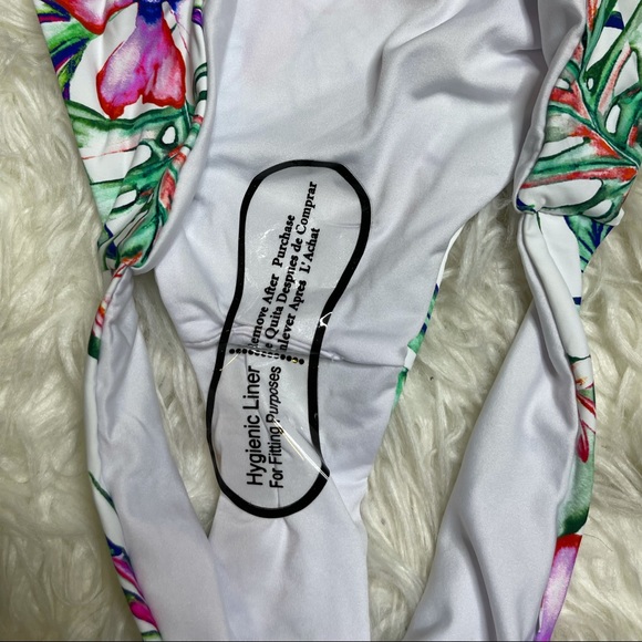 TINIBIKINI Floral Bikini Bottom high cut bikini - Picture 8 of 12